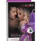 Ring Of Passion Vibrating Cock Ring with Clitoral Stimulation - Purple