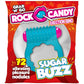 Rock Candy Sugar Buzz Vibrating Cock Ring - Blue
