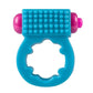 Rock Candy Sugar Grinder Vibrating Cock Ring - Blue