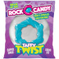 Rock Candy Taffy Twist Cock Ring - Blue