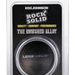 Rock Solid Brushed Alloy Aluminum Cock Ring - Metal/Silver - Large