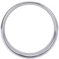 Rock Solid Brushed Alloy Aluminum Cock Ring - Metal/Silver - XLarge
