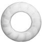 Rock Solid Fat Tire Silicone Cock Ring - White
