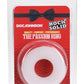 Rock Solid Passion Ring Silicone Cock Ring Holiday Edition - Frost/White