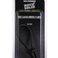Rock Solid Lasso Double Lock Adjustable Silicone Cock Ring - Black