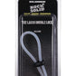 Rock Solid Lasso Double Lock Adjustable Silicone Cock Ring - White
