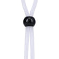 Rock Solid The Lasso Single Lock Adjustable Silicone Cock Ring - White