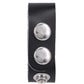 Rock Solid The Leather 3 Snap Adjustable Cock Ring