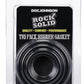 Rock Solid Tri-Pack Rubber Gasket Cock Ring - Black