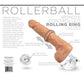 Rollerball Remote Controlled Rolling Ring Dildo Rechargeable Water Resistant