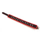 Rouge 5 D Ring Leather Collar - Black/Red