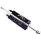 Rouge Adjustable Leg Spreader Bar with Leather Cuffs - Black/Metal