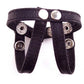 Rouge Arab Strap Leather Adjustable Cock and Balls Strap - Black