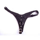 Rouge Female Dildo Leather Harness - Black