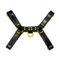 Rouge Harness Black with Yellow Accessories - Black/Yellow - XLarge
