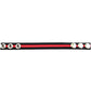 Rouge Leather Adjustable Cock Strap - Black/Red