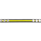 Rouge Leather Adjustable Cock Strap - Black/Yellow