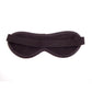 Rouge Leather Blindfold Eye Mask - Black