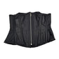 Rouge Leather Corset - Black - Large/XLarge