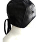 Rouge Leather Half Mask - Black