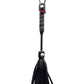 Rouge Leather Mini Flogger - Black