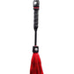 Rouge Leather Mini Flogger - Red