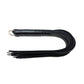 Rouge Leather Spiral Flogger - Black