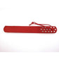Rouge Leather Three Flap Paddle - Red