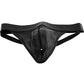 Rouge Leather Zip Jocks - Black - XLarge