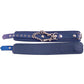 Rouge Plain Leather Adjustable Ankle Cuffs - Blue