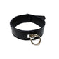 Rouge Plain Leather Adjustable Collar 1 Ring