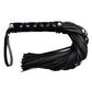 Rouge Short Leather Flogger - Black