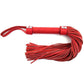 Rouge Short Leather Flogger - Red