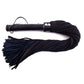 Rouge Suede Flogger with Leather Handle - Black/Blue/Red