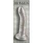 Royals Charlie Silicone Dildo - Silver - 7in
