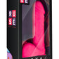 Ruse Big Poppa Silicone Dildo - Hot Pink/Pink - 7.75in
