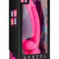 Ruse D Thang Silicone Dildo with Balls - Hot Pink/Pink - 7.75in