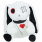 S-Line Rabbit Cross Eye - White - Small