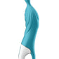 Satisfyer A-Mazing 2 Silicone Vibrating Stimulator - Blue/Turquoise