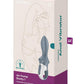 Satisfyer Air Pump Booty 1 Rechargeable Silicone Anal Vibrator - Gray/Grey/White