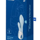 Satisfyer Air Pump Bunny 1 Rechargeable Silicone Rabbit Vibrator - Blue/White