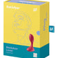 Satisfyer Backdoor Lover Silicone Vibrating Anal Plug - Red