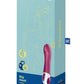 Satisfyer Big Heat Rechargeable Silicone Warming Vibrator - Magenta/Pink