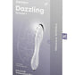 Satisfyer Dazzling Crystal 1 Glass Dildo - Clear