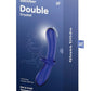 Satisfyer Double Crystal Glass Dildo - Blue/Light Blue