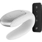Satisfyer Double Fun Silicone Rechargeable Dual Vibrator with Remote Control