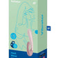 Satisfyer Heat Wave Silicone Warming Rabbit Vibrator - Mauve/Purple