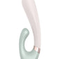 Satisfyer Heat Wave Silicone Warming Rabbit Vibrator - Green/Mint