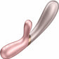 Satisfyer Hot Lover Rechargeable Silicone Warming Dual-Stim Vibrator