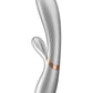 Satisfyer Hot Lover Rechargeable Silicone Warming Dual-Stim Vibrator